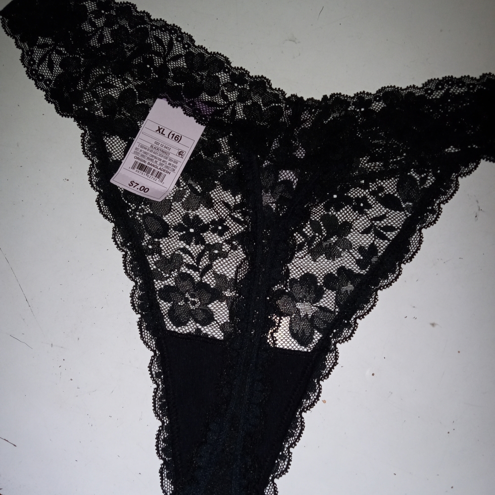 Auden Black Lace Panties Intimates